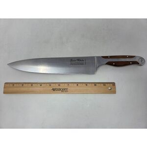 GUNTER WILHELM EXECUTIVE CHEF SERIES CARVING KNIFE 440C CARBON GERMAN STEEL 10"